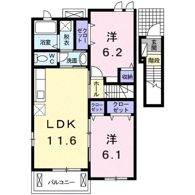 エテルノ・アロッジオ弐番館 204【管理NO：1-016587801-02040】 ★家具家電は申し込み後に搬入します★の物件画像