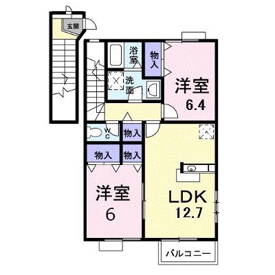 エルコートＢ 201【管理NO：1-010636702-02010】 ★家具家電は申し込み後に搬入します★の物件画像