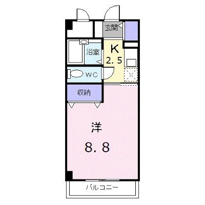 セゾン升本 302【管理NO：1-010544901-03020】 ★家具家電は申し込み後に搬入します★の物件画像