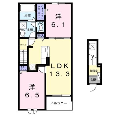 サン・パルージュⅡ 203【管理NO：1-028707401-02030】 ★家具家電は申し込み後に搬入します 2026年09月下旬入居可能の物件画像