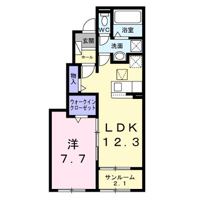 ハウスアイ益田 102【管理NO：1-028707201-01020】 ★家具家電は申し込み後に搬入します★ ★2026年10月上旬入居可能★の物件画像