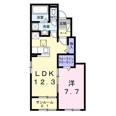 グリュンヴェルデ 105【管理NO：1-028598301-01050】 ★家具家電は申し込み後に搬入します★ ★2026年09月下旬入居可能★の物件画像