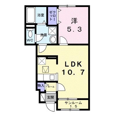 シャトーＫＩＮＫＩ　Ａ 104【管理NO：1-028483101-01040】 ★家具家電は申し込み後に搬入します★の物件画像