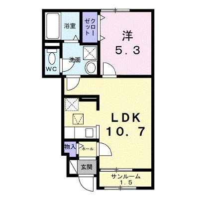 シャトーＫＩＮＫＩ　Ａ 102【管理NO：1-028483101-01020】 ★家具家電は申し込み後に搬入します★の物件画像