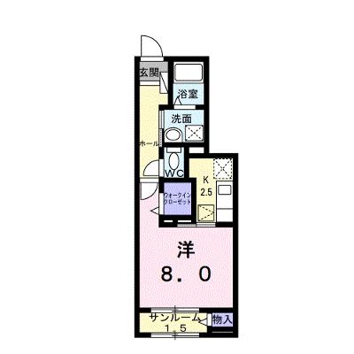 カーサ　グラシオッソ　祇園　Ａ 104【管理NO：1-028451601-01040】 ★家具家電は申し込み後に搬入します★の物件画像