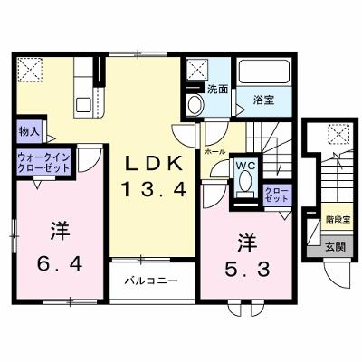 メゾン　カルム 201【管理NO：1-028404701-02010】 ★家具家電は申し込み後に搬入します 2026年10月上旬入居可能の物件画像
