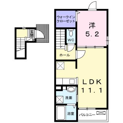 シャンブレ・ラ・ソレイユⅡ 201【管理NO：1-024500801-02010】 ★家具家電は申し込み後に搬入します 2026年07月中旬入居可能の物件画像