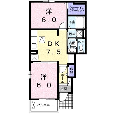 エストフォンテーヌⅡ 101【管理NO：1-024404301-01010】 ★家具家電は申し込み後に搬入します★の物件画像