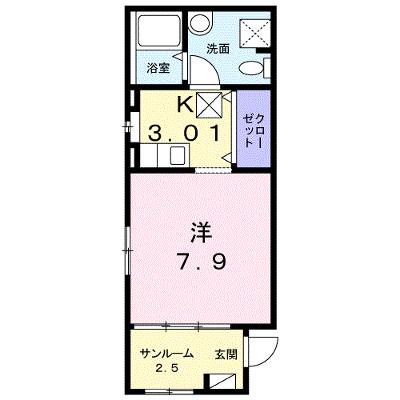 樹（いつき） 101【管理NO：1-020715001-01010】 ★家具家電は申し込み後に搬入します★の物件画像