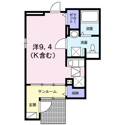 ラ　ルーチェ 101【管理NO：1-020074401-01010】 ★家具家電は申し込み後に搬入します★の物件画像