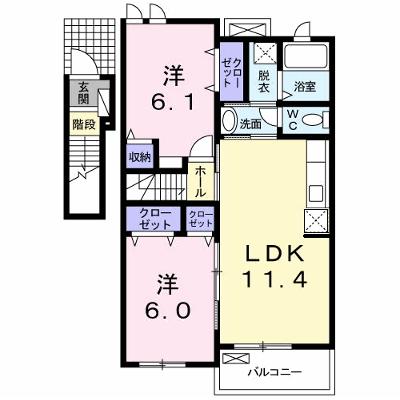 セイバリー　千代田Ｂ 203【管理NO：1-018299802-02030】 ★家具家電は申し込み後に搬入します★の物件画像