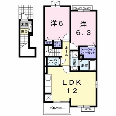 クリアネス　弐番館 201【管理NO：1-017898002-02010】 ★家具家電は申し込み後に搬入します★の物件画像