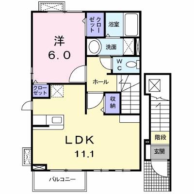 ラ・カーサ・ミーア 201【管理NO：1-017864501-02010】 ★家具家電は申し込み後に搬入します★の物件画像