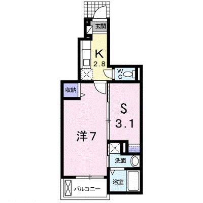 ヴィラ　池之内 102【管理NO：1-017834001-01020】 ★家具家電は申し込み後に搬入します★の物件画像