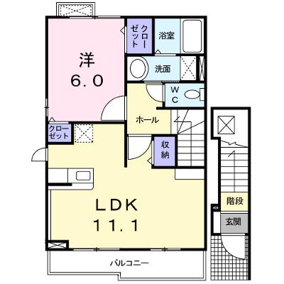 ノーブル　川内　Ⅲ番館 201【管理NO：1-017443201-02010】 ★家具家電は申し込み後に搬入します★の物件画像