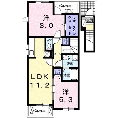 ヴィラ　クレール 203【管理NO：1-017140301-02030】 ★家具家電は申し込み後に搬入します★の物件画像