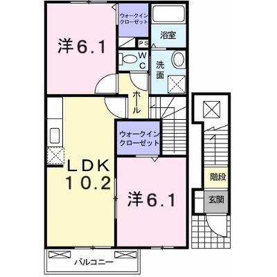 プレッソ　グリーンレイク　Ⅱ 203【管理NO：1-015541802-02030】 ★家具家電は申し込み後に搬入しますの物件画像