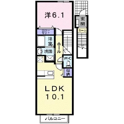 カノン・エス 202【管理NO：1-015157001-02020】 ★家具家電は申し込み後に搬入します★の物件画像
