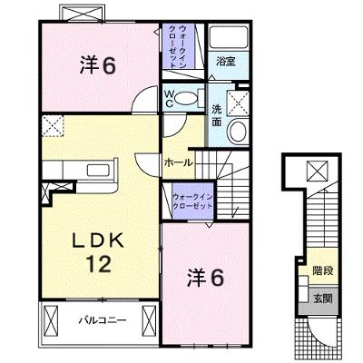 モデッサ・リーノ　Ｂ 203【管理NO：1-014882602-02030】 ★家具家電は申し込み後に搬入します★の物件画像