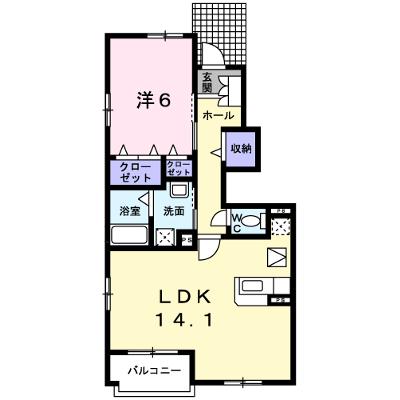 グラースＡ 103【管理NO：1-014226401-01030】 ★家具家電は申し込み後に搬入します★の物件画像