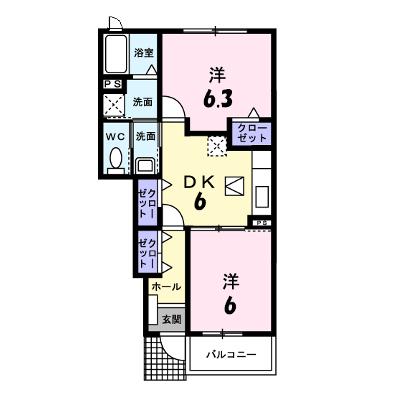 シャルマン　弐番館 102【管理NO：1-014210702-01020】 ★家具家電は申し込み後に搬入しますの物件画像