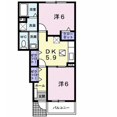 プラシード五番館 102【管理NO：1-013835304-01020】 ★家具家電は申し込み後に搬入します★の物件画像
