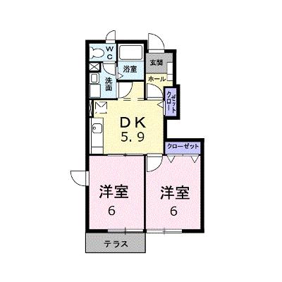 レジデンス２００４ 103【管理NO：1-012193901-01030】 ★家具家電は申し込み後に搬入します★の物件画像