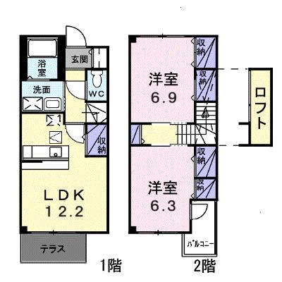 ソレアードＣ 103【管理NO：1-011965401-01030】 ★家具家電は申し込み後に搬入しますの物件画像