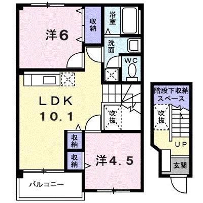 ブルックサイドエレガンス 202【管理NO：1-010282501-02020】 ★家具家電は申し込み後に搬入します★の物件画像
