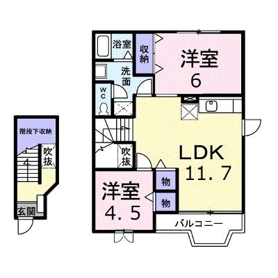 サンプレイス八木 202【管理NO：1-010060901-02020】 ★家具家電は申し込み後に搬入します★の物件画像