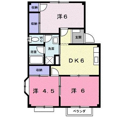 エルディム落合南Ａ 202【管理NO：1-002970801-02020】 ★家具家電は申し込み後に搬入しますの物件画像