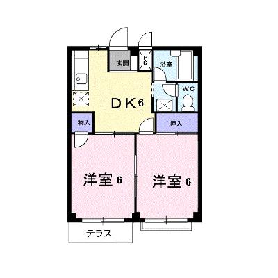 エルディム大本 202【管理NO：1-001095001-02020】 ★家具家電は申し込み後に搬入します★の物件画像