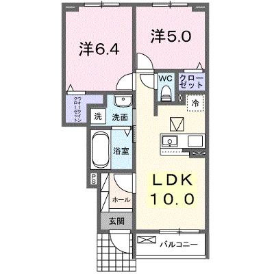 サンセットコースト弐番館 102【管理NO：1-027909002-01020】 ★家具家電は申し込み後に搬入します★ ★2026年11月下旬入居可能★の物件画像