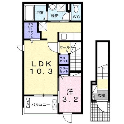 アクアプラ末武上　Ⅰ 201【管理NO：1-027548201-02010】 ★家具家電は申し込み後に搬入します★の物件画像