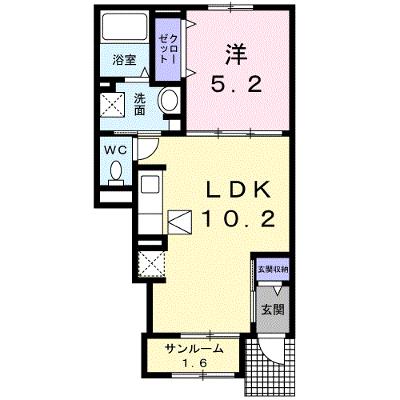 レジデンス　イン　ブルーム 102【管理NO：1-027196701-01020】 ★家具家電は申し込み後に搬入します★の物件画像