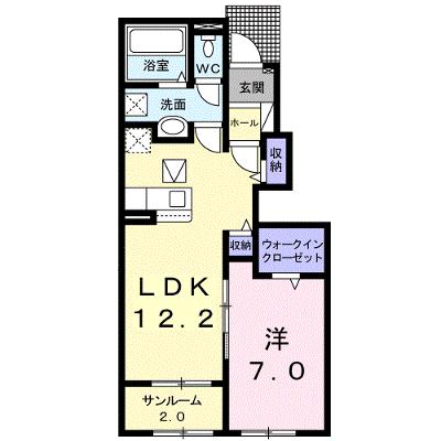 グランディール 102【管理NO：1-026090001-01020】 ★家具家電は申し込み後に搬入しますの物件画像