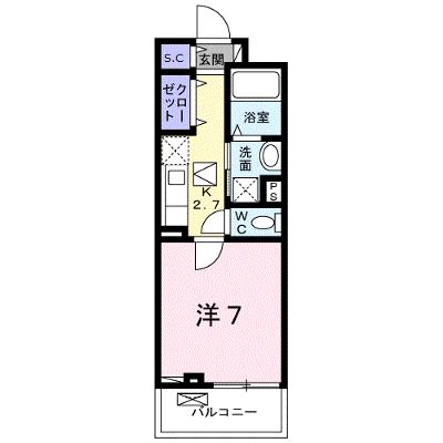 サニーコート末武 103【管理NO：1-025896801-01030】 ★家具家電は申し込み後に搬入します★の物件画像