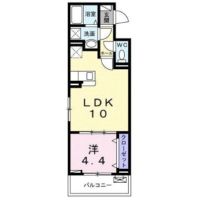 Ｐｒｉｍｏ　Ⅱ 204【管理NO：1-025692601-02040】 ★家具家電は申し込み後に搬入します 2026年08月下旬入居可能の物件画像