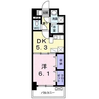 プラシード・ボスコ 206【管理NO：1-015188701-02060】 ★家具家電は申し込み後に搬入します★の物件画像