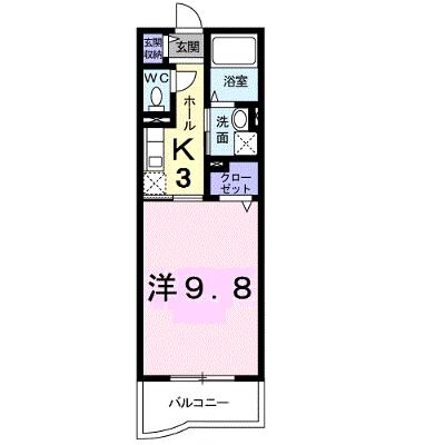 カルム・ソレイユ 303【管理NO：1-013550201-03030】 ★家具家電は申し込み後に搬入します 2026年09月中旬入居可能の物件画像