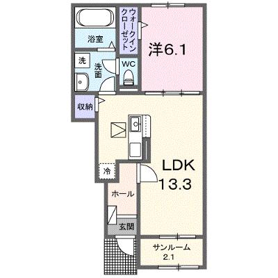 セリーンガーデン　Ⅰ 103【管理NO：1-028504001-01030】 2026年07月上旬入居可能の物件画像
