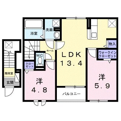 カプリコーン 203【管理NO：1-027350501-02030】 ★家具家電は申し込み後に搬入します★ ★2026年11月下旬入居可能★の物件画像