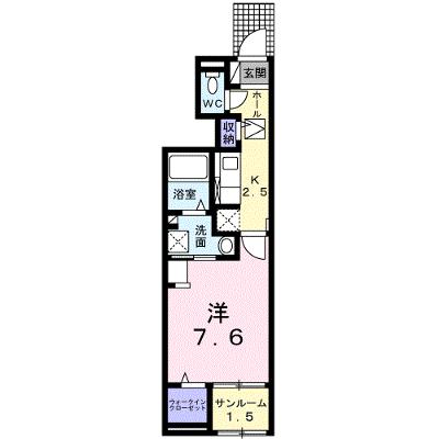 アンド　ザ　ブルー　Ⅰ 103【管理NO：1-026979301-01030】 ★家具家電は申し込み後に搬入します★の物件画像