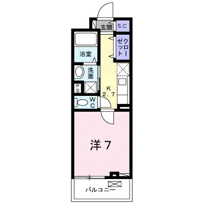Ｂｏｓｃａｔｏ　Ｈ 203【管理NO：1-026196901-02030】 ★家具家電は申し込み後に搬入します★の物件画像