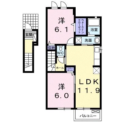 アウローラ　Ｋ 201【管理NO：1-018806001-02010】 ★家具家電は申し込み後に搬入しますの物件画像