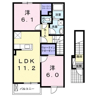フロイデンス　２ 202【管理NO：1-018593401-02020】 ★家具家電は申し込み後に搬入します★の物件画像