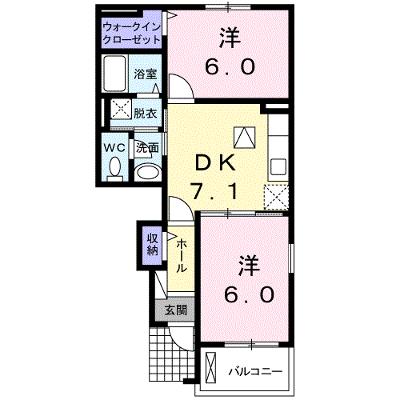 Ｅ’ｓ　Ｇａｒｄｅｎ　Ｂ 103【管理NO：1-017000302-01030】 ★家具家電は申し込み後に搬入します★の物件画像