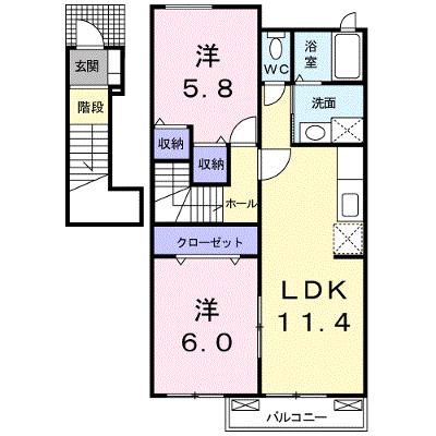 ヴィラ・ハーモニー 203【管理NO：1-015197101-02030】 ★家具家電は申し込み後に搬入します★の物件画像