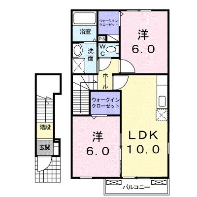 カーサ・エレガンテＡ 204【管理NO：1-015058201-02040】 ★家具家電は申し込み後に搬入します★の物件画像