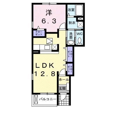 ベルネージュ・Ｙ 101【管理NO：1-014322101-01010】 ★家具家電は申し込み後に搬入します★の物件画像